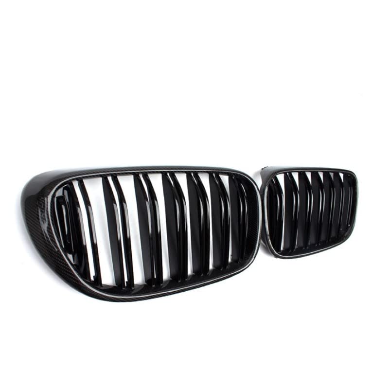 Car Craft Front Bumper Grill Compatible With Bmw 7 Series G12 2016-2021 Front Bumper Grill Glossy Black