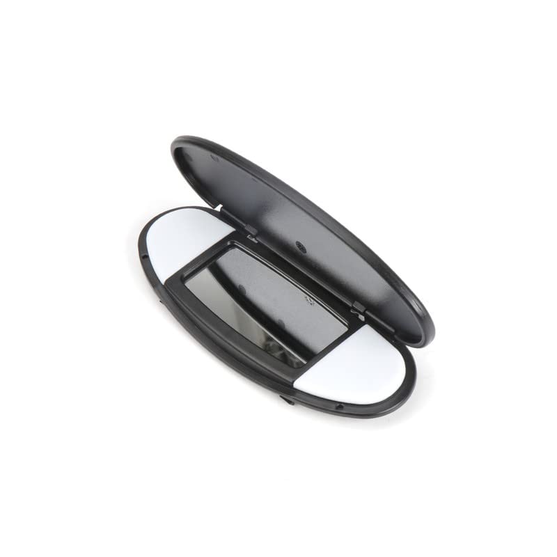 Car Craft Mini Sunshade Mirro Cover Compatible with Mini Cooper Sun Shade Mirror Cover Mini R55 R56 R60 2007 -2014 Black