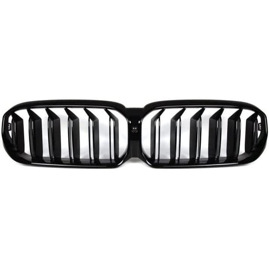 Car Craft Front Bumper Grill Compatible With Bmw 5 Series G30 2021 Front Bumper Grill Glossy Black