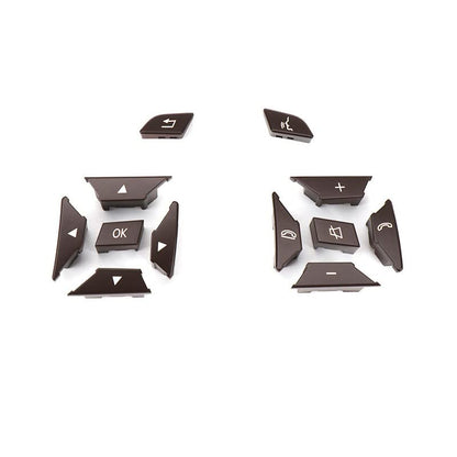 Car Craft B Class Steering Wheel Button Compatible With Mercedes B Class Steering Wheel Button C Class W204 2011-2014 Gla W156 2015-2020 B Class W246 2012-2018 A Class W176 2013-2018 Cls W218 2013-2018 Brown -graphql