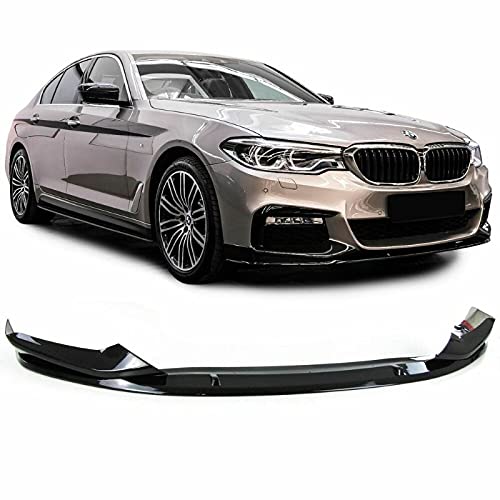 Car Craft 5 Series G30 Front Lip Diffuser Spoiler Compatible With Bmw 5 Series Front Lip Diffuser Spoiler 5 Series G30 2017-2022 Mp Glossy Black G30 Front Lip Gloss Black Mp