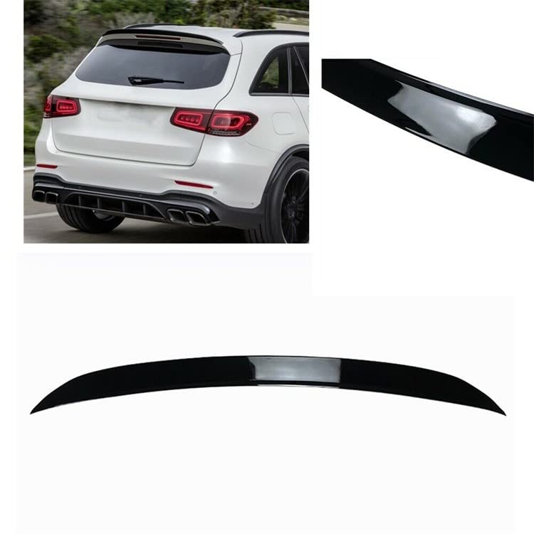 Car Craft Glc Spoiler Roof Spoiler Roof Wings Compatible with Mercedes Glc Spoiler Roof Spoiler Roof Wings Glc X253 2020 Amg Glossy Black