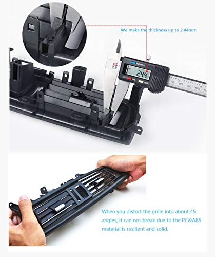 Car Craft 5 Series Ac Vent Compatible With Bmw 5 Series Ac Vent 5 Series F10 2010-2017 6 Series F12 2011-2016 Chrome Centre -graphql