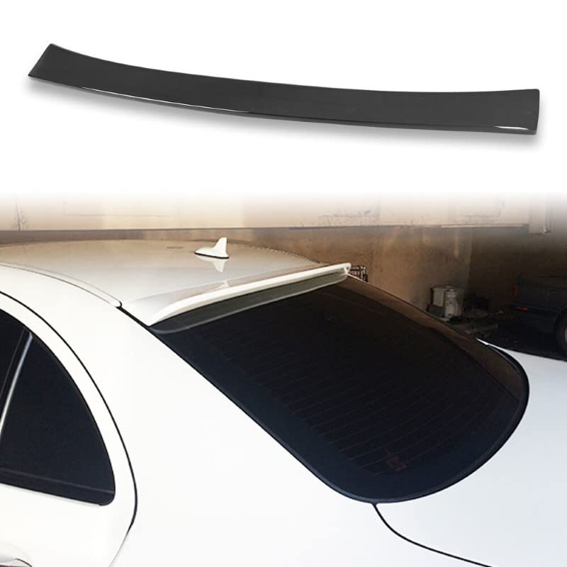 Car Craft E Class Spoiler Roof Spoiler Roof Wings Compatible with Mercedes E Class Spoiler Roof Spoiler Roof Wings E Class W211 2003-2009 Glossy Black