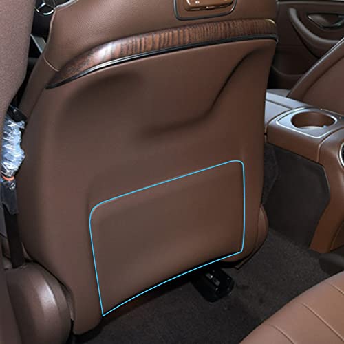 Car Craft E Class Seat Storage Pocket Cover Compatible with Mercedes E Class Seat Storage Pocket Cover C Class W205 2014-2021 E Class W213 2016-2021 Glc W253 2015-2021 W257 CLS Brown