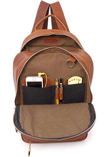 ASHWOOD - Zip Backpack Rucksack - Oily Hunter Leather - Kingsbury Collection - 1663 - Tablet Compartment test  6758621282393 6758621282393 bolt