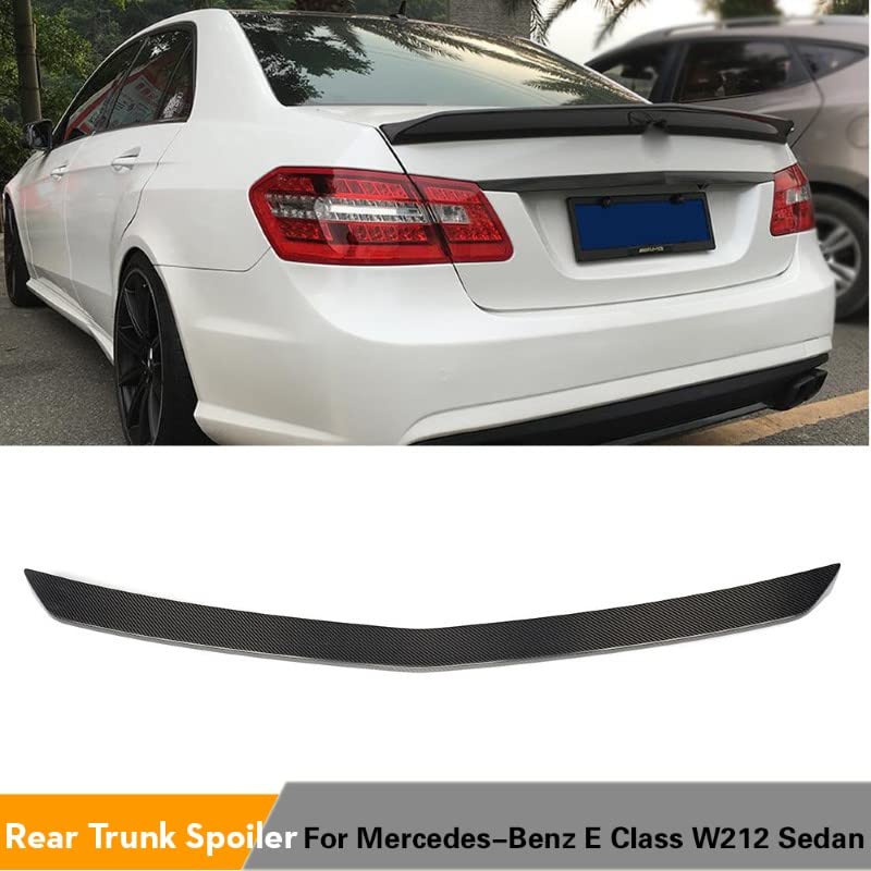 Car Craft E Class Spoiler Trunk Spoiler Compatible with Mercedes E Class Spoiler Trunk Spoiler E Class W212 2009-2016 Glossy Black