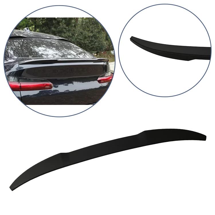 Car Craft X4 Spoiler Trunk Spoiler Compatible with BMW X4 Spoiler Trunk Spoiler X4 G02 2018-2022 Glossy Black