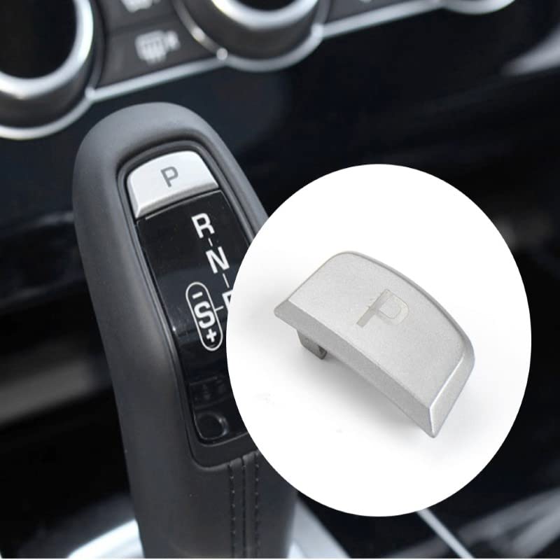 Car Craft Range Rover Sports P Button Gear Knob P Buttton Parking Button Compatible with Range Rover Sports P Button Gear Knob P Buttton Parking Button Range Rover Sport 2014-2020 Silver