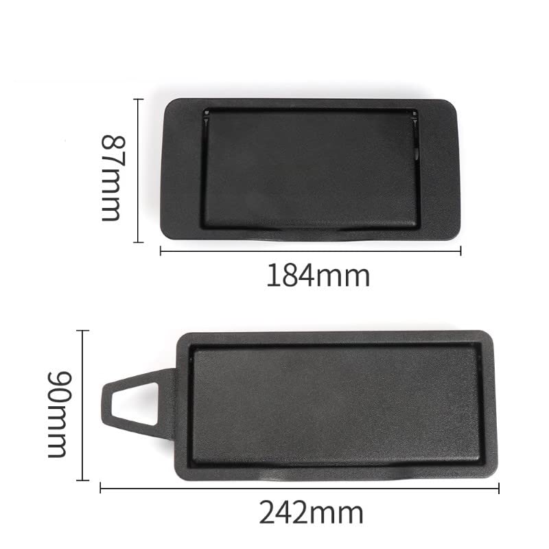 Car Craft Gl Sun Shade Mirror Compatible with Mercedes Gl Sun Shade Mirror Ml W164 2006-2011 Gl W164 2006-2011 Left Black