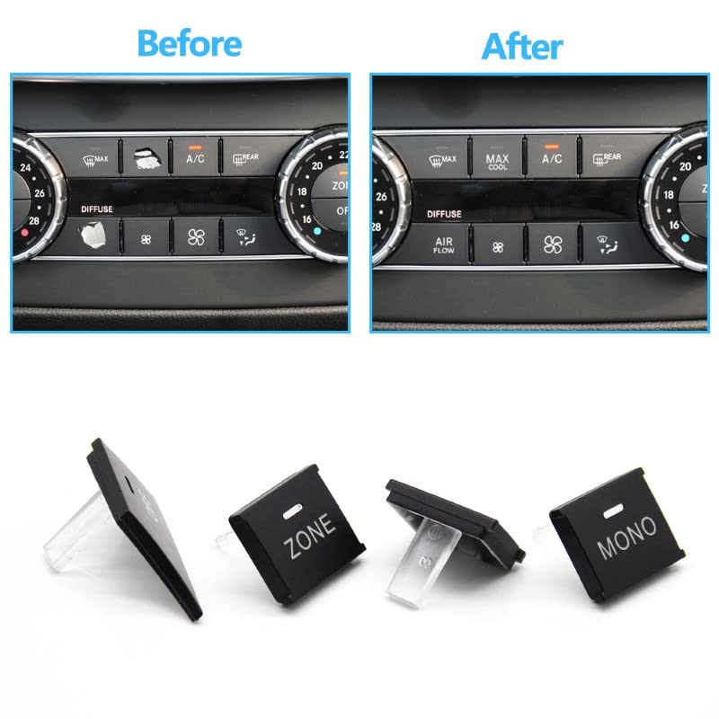 Car Craft Ml Dashboard Ac Button Fan Button Compatible With Mercedes Ml Dashboard Ac Button Fan Button Ml W166 2012-2016 Gl 2012-2016 E