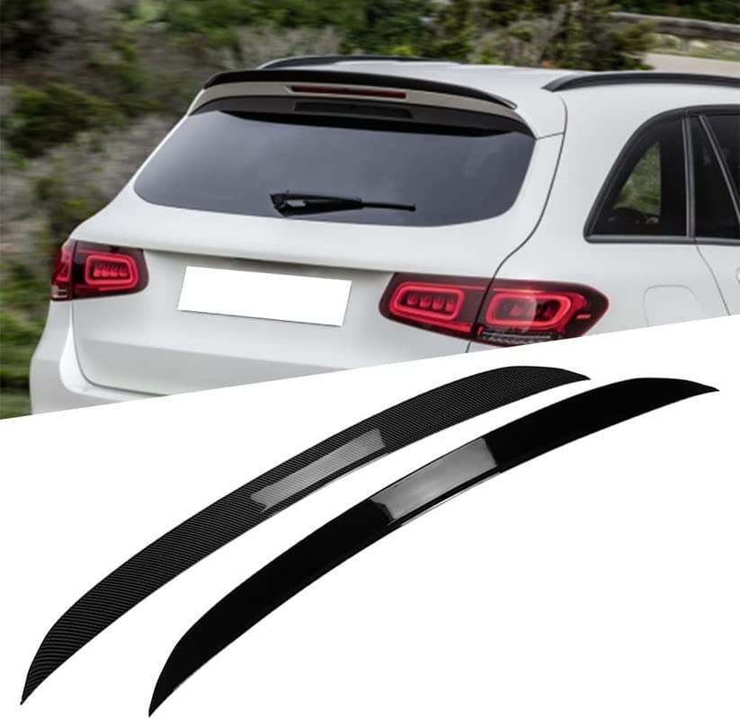 Car Craft Glc Spoiler Roof Spoiler Roof Wings Compatible with Mercedes Glc Spoiler Roof Spoiler Roof Wings Glc X253 2020 Amg Glossy Black