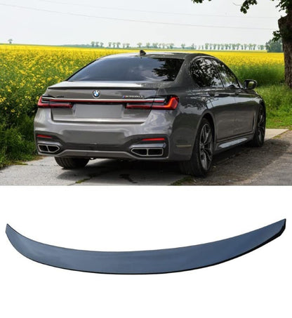 Car Craft 7 Series Spoiler Trunk Spoiler Compatible with BMW 7 Series Spoiler Trunk Spoiler 7 Series G12 2016-2022 Glossy Black -graphql