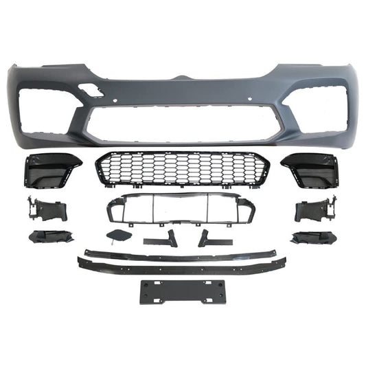 Car Craft Front M5 Bumper Compatible With Bmw 5 Series G30 21 Upgrade To M5 Front Bumper