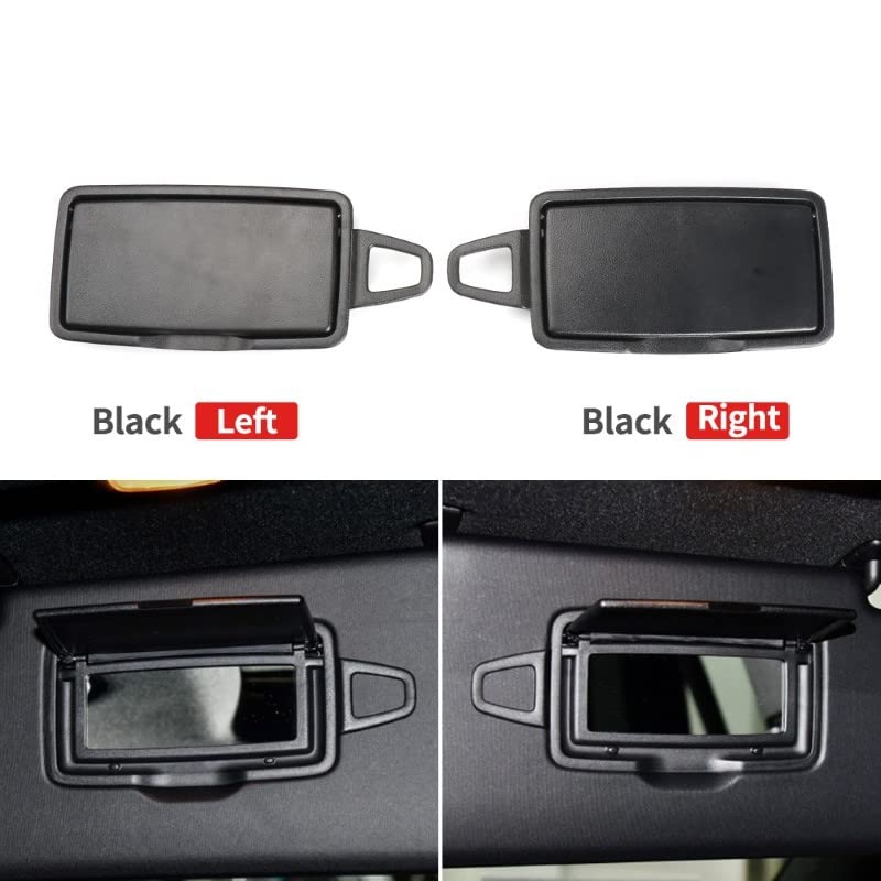 Car Craft Gl Sun Shade Mirror Compatible with Mercedes Gl Sun Shade Mirror Ml W166 2012-2015 Gl W166 2012-2015 Gle 2015-2020 Gls 2015-2020 Left Black