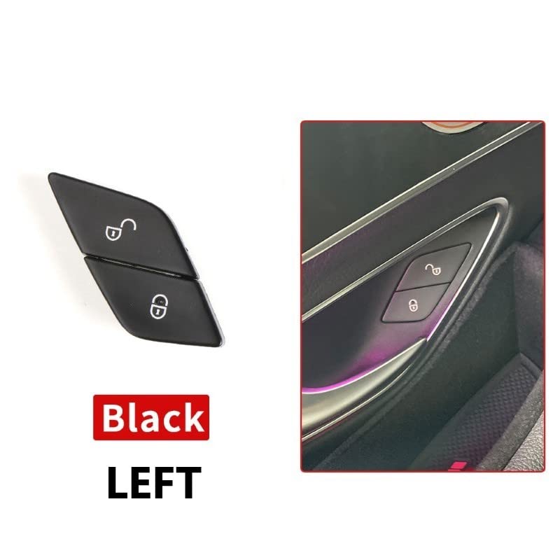 Car Craft C Class Door Lock Door Unlock Button Compatible With Mercedes C Class Door Lock Door Unlock Button C Class W205 2015-2021 Glc Class W253 2015-2021 Black Left