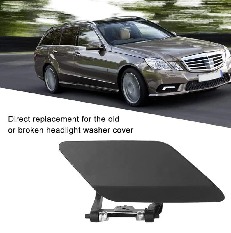 Car Craft Headlight Washer Cap Cover Compatible With Mercedes E Class W212 2009-2013 Headlight Washer Cap Cover Left