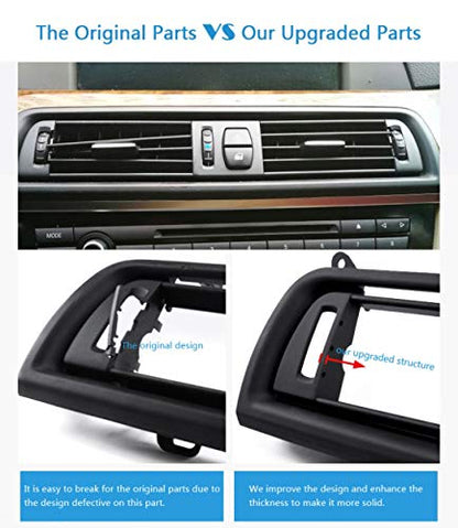 Car Craft 5 Series Ac Vent Compatible With Bmw 5 Series Ac Vent 5 Series F10 2010-2017 6 Series F12 2011-2016 Chrome Centre -graphql
