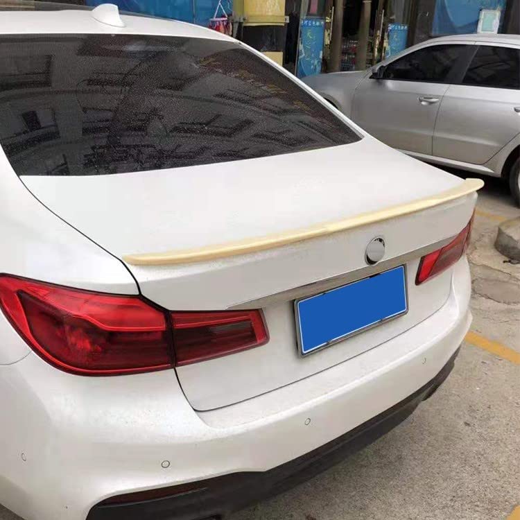 Car Craft 5 Series Spoiler Trunk Spoiler Compatible with BMW 5 Series Spoiler Trunk Spoiler 5 Series G30 2017-2022 Cs Glossy Black