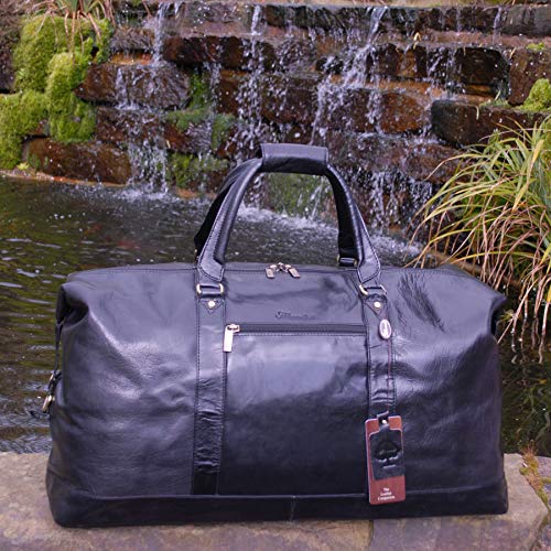 ASHWOOD - Genuine Leather Holdall - Large Overnight/Travel/Business/Weekend/Gym Sports Duffle Bag - 2070 - Chestnut test  6758622036057 test  {product.id} 6758622036057 bolt