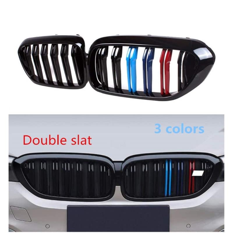 Car Craft Front Bumper Grill Compatible With Bmw 5 Series G30 2017-2020 Front Bumper Grill M Colour