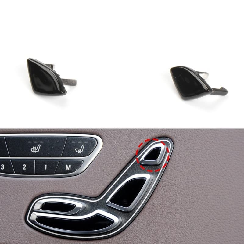 Car Craft S Class Seat Adjusment Button Cover Headrest Button Cover Compatible with Mercedes S Class Seat Adjusment Button Cover Headrest Button Cover S Class W222 2014-2021 Left