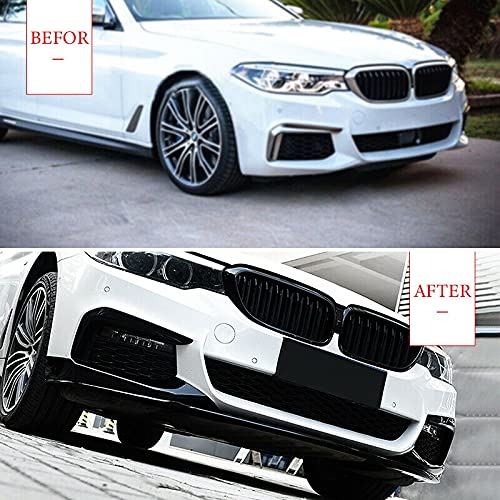 Car Craft 5 Series G30 Front Lip Diffuser Spoiler Compatible With Bmw 5 Series Front Lip Diffuser Spoiler 5 Series G30 2017-2022 Mp Glossy Black G30 Front Lip Gloss Black Mp