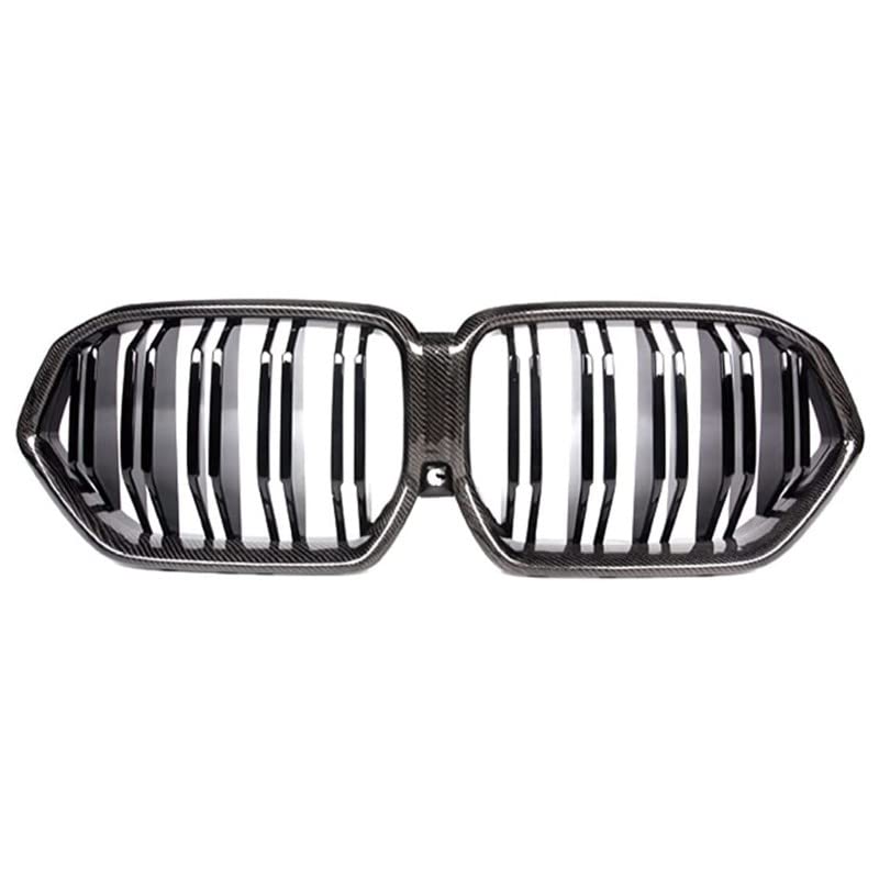 Car Craft Front Bumper Grill Compatible With Bmw X6 G06 2019-2022 Front Bumper Grill Carbon Fiber Look Carbon Fiber Look