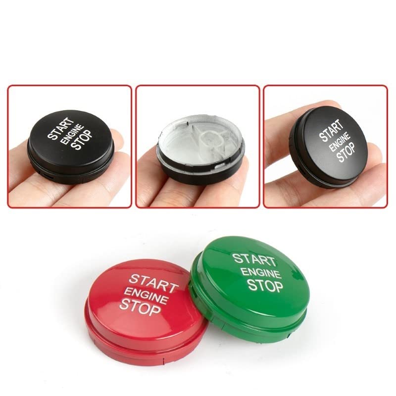 Car Craft Range Rover Sports Start Stop Button Compatible With Range Rover Sports Start Stop Button Range Rover Sports 2006-2012 Green