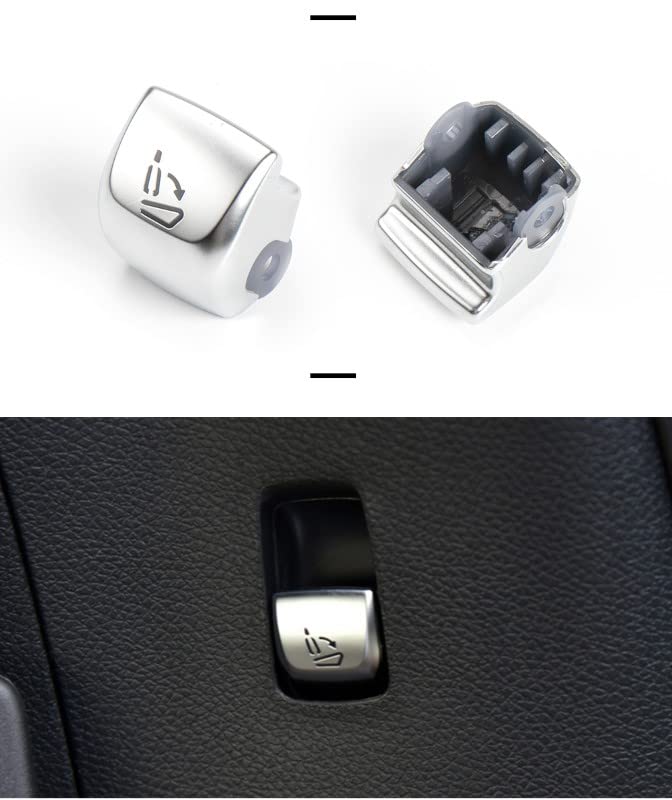 Car Craft Glc Seat Adjustment Button Cover Compatible With Mercedes Glc Seat Adjustment Button Cover C Class W205 2015-2021 E Class W213 2015-2021 S Class W222 2014-2020 Glc Class W253 2015-2021 Right