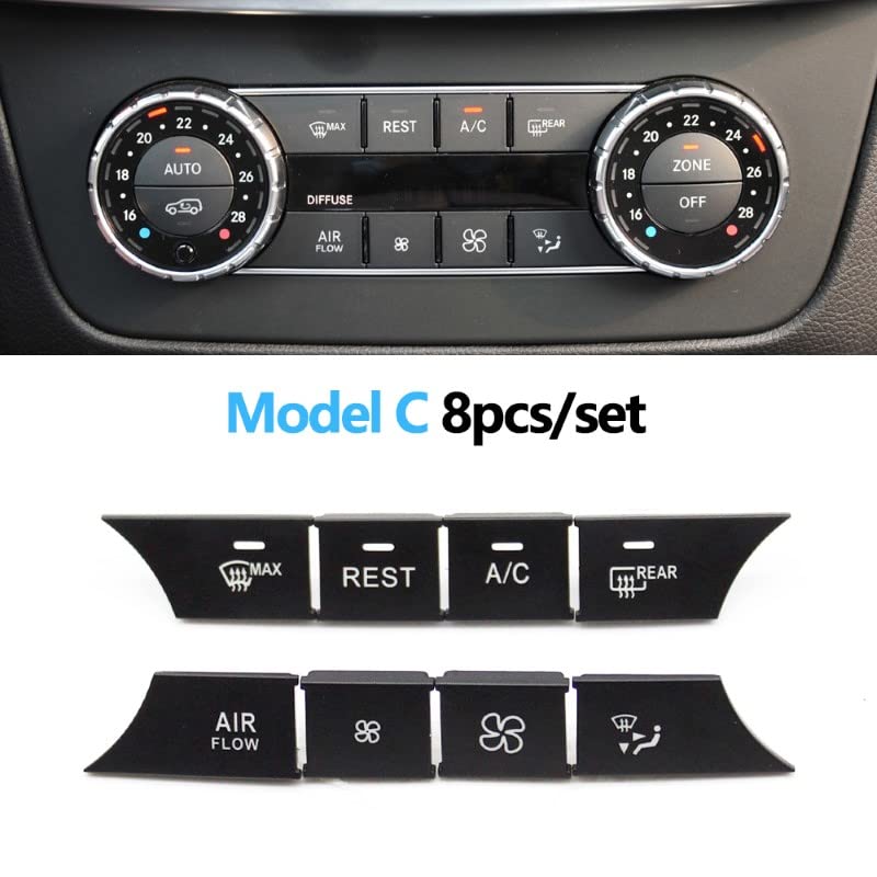 Car Craft Gle Dashboard Ac Button Fan Button Compatible With Mercedes Gle Dashboard Ac Button Fan Button Gle W166 2016-2020 Gls 2016-2020 C