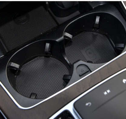 Car Craft C Class Cup Holder Compatible With Mercedes C Class Cup Holder C Class W205 2016-2021 E Class W213 2016-2021 V Class W447 2016-2021 Glc Class W253 2016-2021 Carbon Fiber -graphql