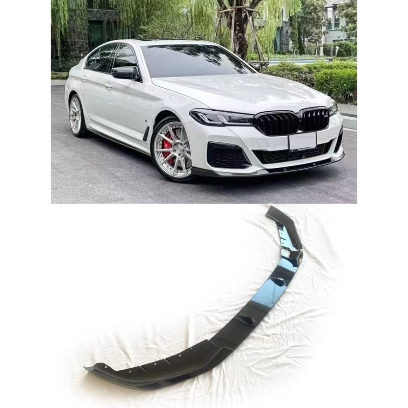 Car Craft Front Bumper Lip Compatible With Bmw 5 Series G30 2021 Upgraded Front Bumper Lip Glossy Black