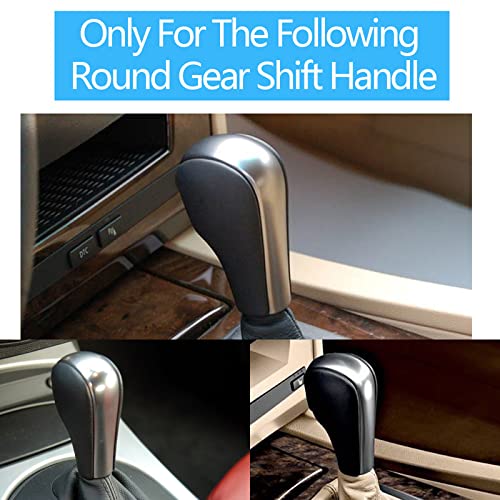 Car Craft 3 Series Gear Shift Knob Compatible With Bmw 3 Series Gear Shift Knob 3 Series E90 2004-2006 1s E81 E82 E87 E88 E90 E91 E92 E93 Z4 E85 E86 E89 Silver