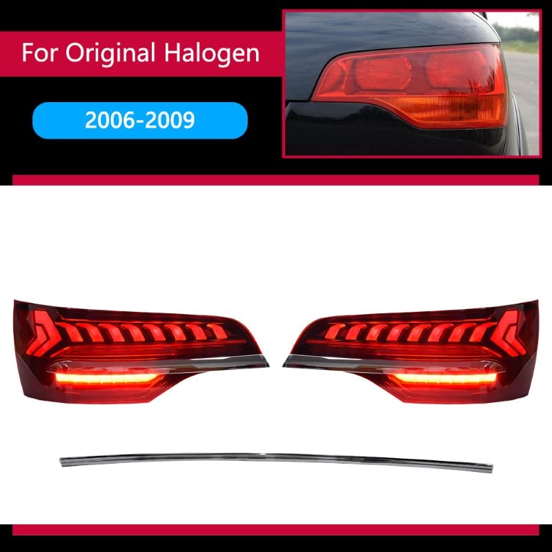 Car Craft Q7 Upgraded Led Matrix Taillight Led Taillamp Compatible With Audi Q7 Upgraded Led Matrix Taillight Led Taillamp Q7 2006-2010 Q7 Taillight 2006