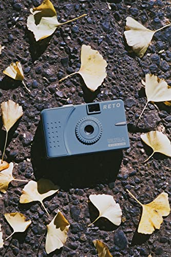 RETO Ultra Wide and Slim 35mm Reusable Daylight Film Camera - 22mm Wide Lens, Focus Free, Light Weight, Easy to Use (Teal) -123