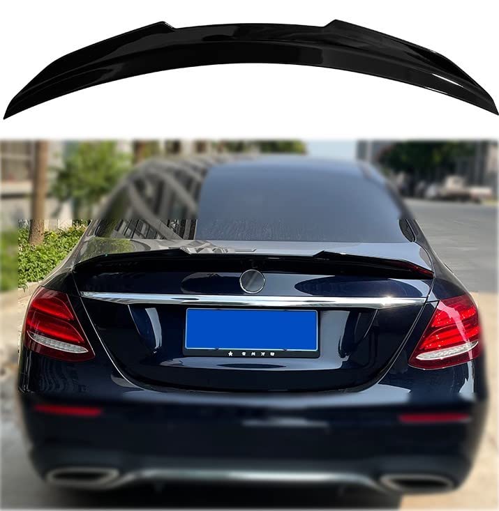 Car Craft E Class Spoiler Trunk Spoiler Compatible with Mercedes E Class Spoiler Trunk Spoiler E Class W2013 2016 Psm Glossy Black