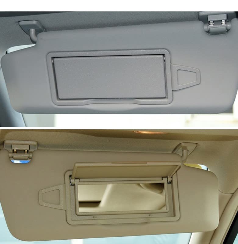 Car Craft C Class Sun Shade Mirror Compatible with Mercedes C Class Sun Shade Mirror C Class W204 2007-2014 Left Beige