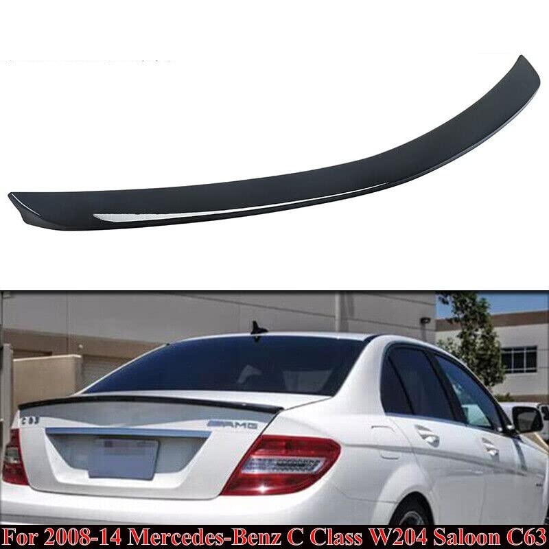 Car Craft Glc Coupe Spoiler Trunk Spoiler Compatible with Mercedes Glc Coupe Spoiler Trunk Spoiler Glc Coupe W253 2014-2020 Glossy Black