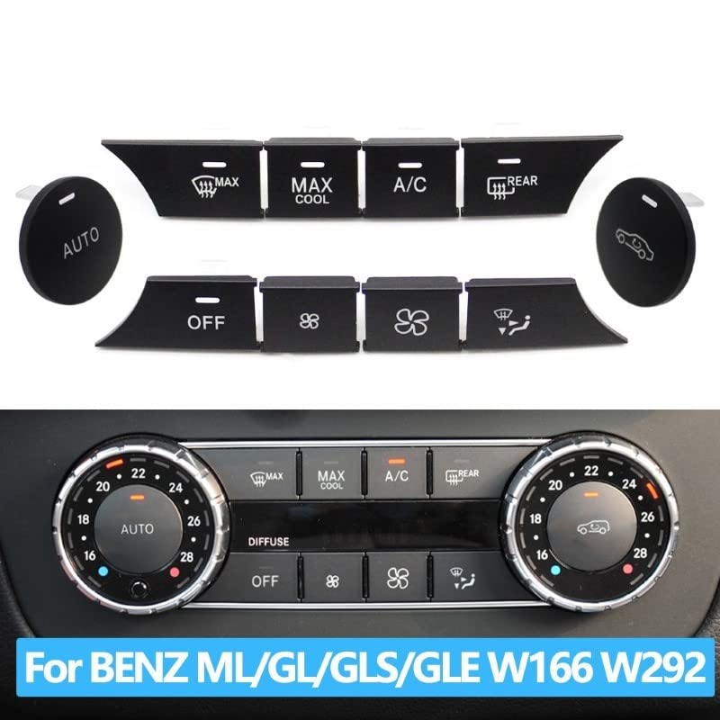 Car Craft Gle Dashboard Ac Button Fan Button Compatible With Mercedes Gle Dashboard Ac Button Fan Button Gle W166 2016-2020 Gls 2016-2020 C