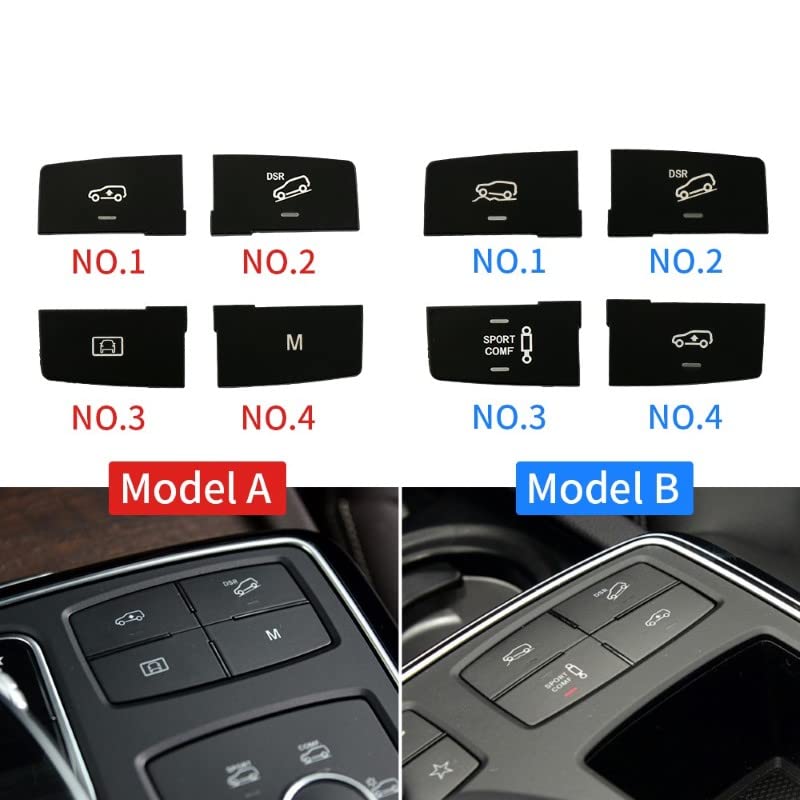 Car Craft Gle Auxiliary Button Airmatic Button Hight Adjustment Button Compatible With Mercedes Gle Auxiliary Button Airmatic Button Hight Adjustment Button Gle 2015-2020 Gls 2015-2020 Model B