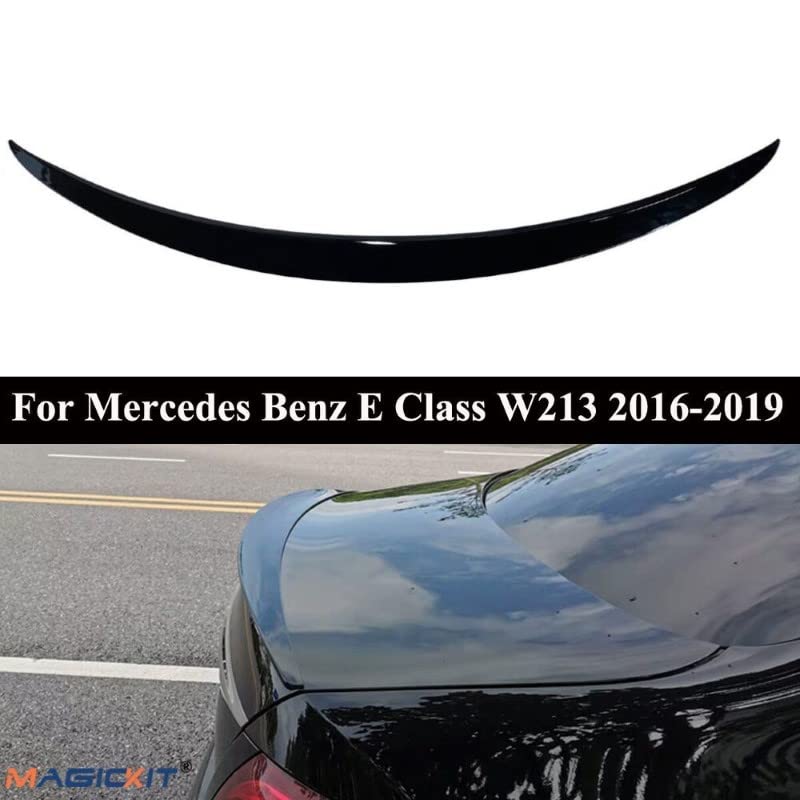 Car Craft E Class Spoiler Trunk Spoiler Compatible with Mercedes E Class Spoiler Trunk Spoiler E Class W2013 2016 Amg Glossy Black