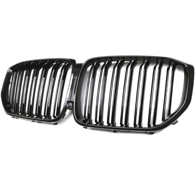 Car Craft Front Bumper Grill Compatible With Bmw X5 G05 2019-2022 Front Bumper Grill Carbon Fiber Look Carbon Fiber Look