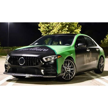 Car Craft A Class Front Lip Bumper Lip Compatible with Mercedes A Class Front Lip Bumper Lip A Class W177 2020 Glossy Black -graphql