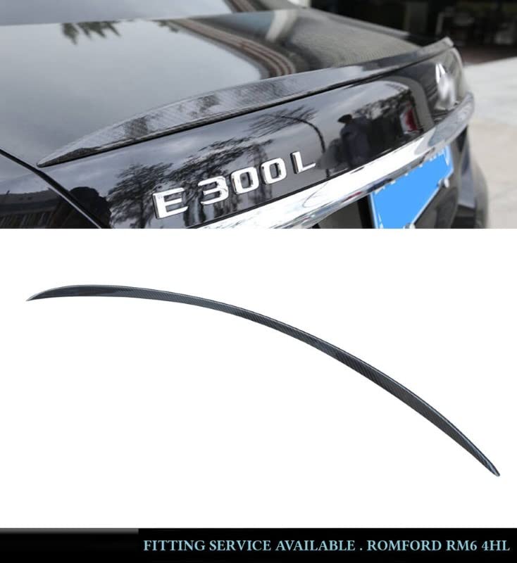 Car Craft E Class Spoiler Trunk Spoiler Compatible with Mercedes E Class Spoiler Trunk Spoiler E Class W213 2016 E63 Glossy Black