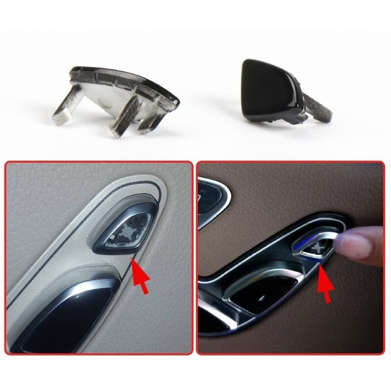 Car Craft S Class Seat Adjusment Button Cover Headrest Button Cover Compatible with Mercedes S Class Seat Adjusment Button Cover Headrest Button Cover S Class W222 2014-2021 Right