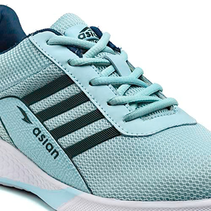ASIAN Women's Tokyo-01 Sports Running,Walking & Gym Shoes with Eva Sole | Casual Sneakers Lightweight Shoes for Women's & Girl's Aqua