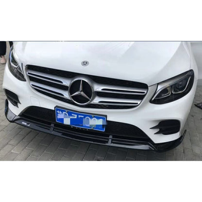 Car Craft C Class Front Lip Bumper Lip Compatible with Mercedes C Class Front Lip Bumper Lip C Class W205 2019 Glossy Black -graphql