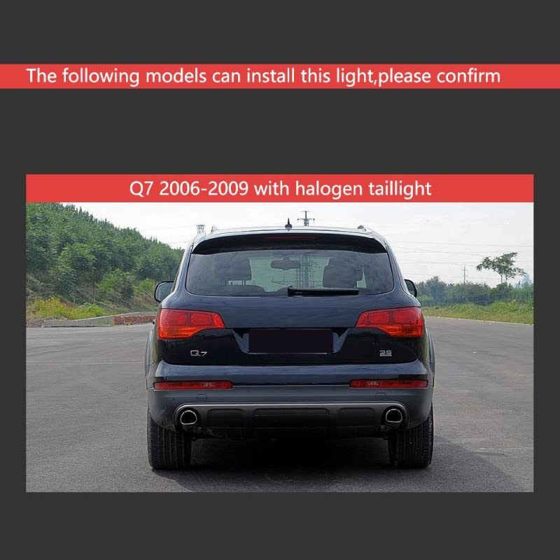 Car Craft Q7 Upgraded Led Matrix Taillight Led Taillamp Compatible With Audi Q7 Upgraded Led Matrix Taillight Led Taillamp Q7 2006-2010 Q7 Taillight 2006