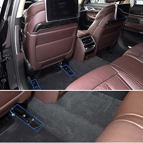 Car Craft 5 Series Seat Sliding Track Compatible with BMW 5 Series Seat Sliding Track 5 Series G30 2017-2020 6 Series G32 2017-2022 Brown